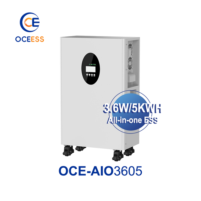 OCE-AIO3605 3,6kW/5kWh visoko zmogljiv ESS na kolesih