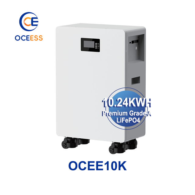 OCEE10K 10.24kWh စွမ်းရည်မြင့် ကြမ်းပြင်-ရပ်နေသော LFP ဘက်ထရီ