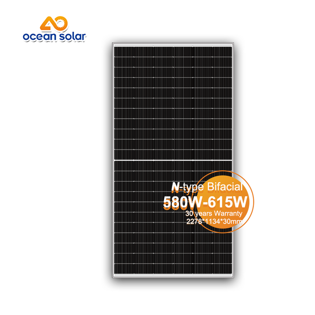 M10 Mono 580W-615W-Bifacial ဆိုလာပြား
